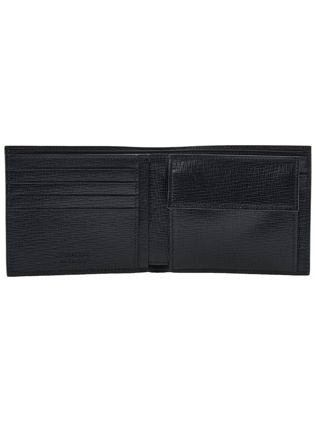 Men's Metal Logo Half Wallet Black - SALVATORE FERRAGAMO - BALAAN 11