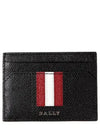 Tar Embossed Leather Card Wallet Black - BALLY - BALAAN 2