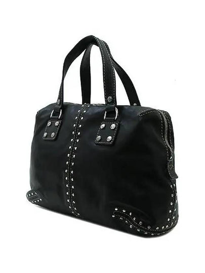 Black ladder ASTOR studded satchel tote bag - MICHAEL KORS - BALAAN 2