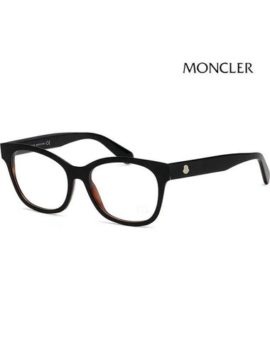 Glasses frame ML5133 005 overfit black horn rim fashion - MONCLER - BALAAN 1