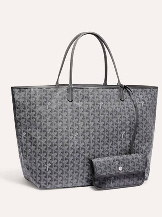 Saint Louis GM Reversible Shoulder Bag Grey - GOYARD - BALAAN 2