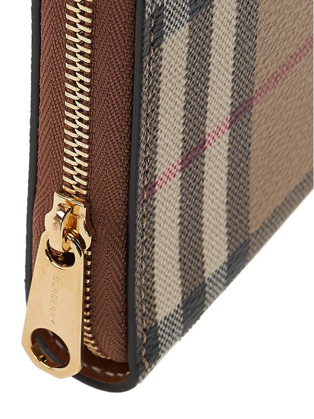 Check Zip Around Long Wallet Archive Beige - BURBERRY - BALAAN 8