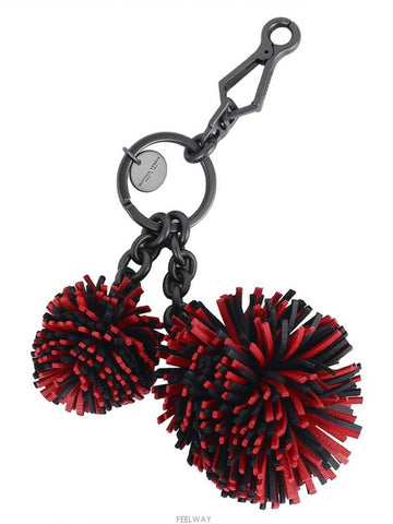 Pom Keyring Black Red 72796 - BOTTEGA VENETA - BALAAN 1