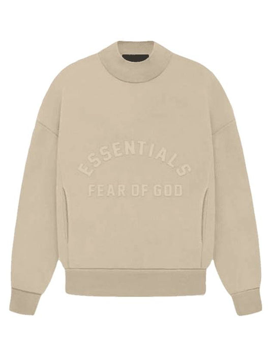 Crew Neck Sweatshirt Dusty Beige - FEAR OF GOD ESSENTIALS - BALAAN 1