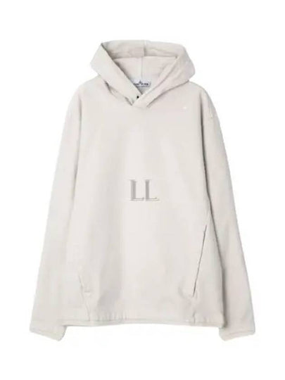 Stellina Super Stretch Cotton Fleece Hoodie Plaster - STONE ISLAND - BALAAN 2