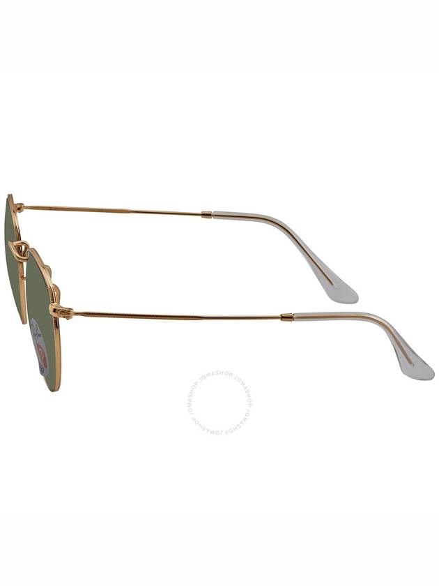 Ray Ban Round Metal Polarized Green Classic G-15 Unisex Sunglasses RB3447 001/58 50 - RAY-BAN - BALAAN 3