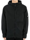 Ottoman Hooded Long Sleeve Shirt Black - CP COMPANY - BALAAN 3