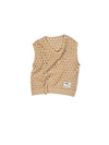 Men's Olive Oil Mesh Vest Beige - IOEDLE - BALAAN 1