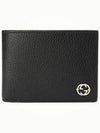 GG Interlocking Two Tone Half Wallet Black Yellow - GUCCI - BALAAN 2