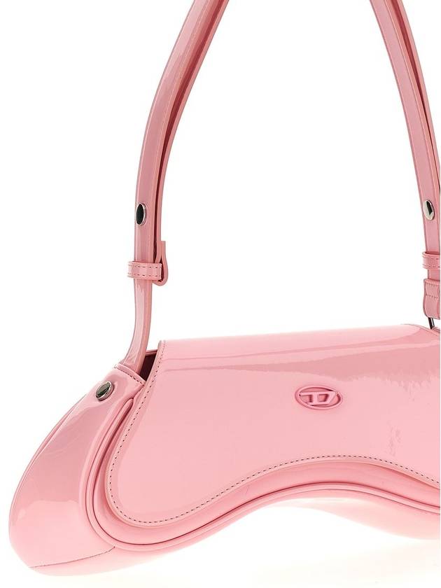 Glossy PU Play Cross Bag Pink - DIESEL - BALAAN 4