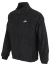 NSW Club Corduroy Harrington Jacket Black Asia FZ0632 010 - NIKE - BALAAN 3