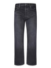 Regular Fit Straight Jeans Black - ACNE STUDIOS - BALAAN 2