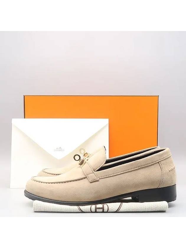 H222080Z Beju Sable Destin Women s Loafers Size 36 5 - HERMES - BALAAN 1