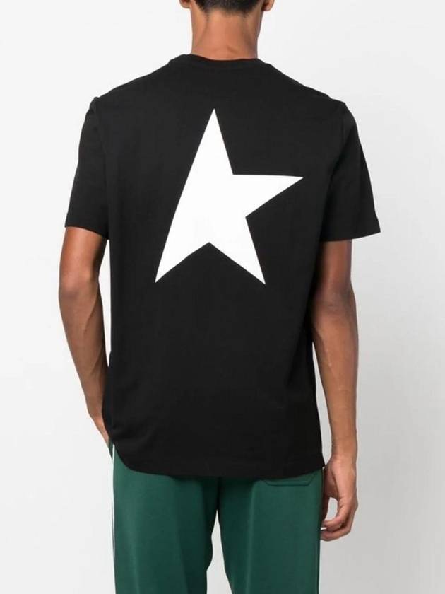 Star Collection Logo Short Sleeve T-Shirt Black - GOLDEN GOOSE - BALAAN 4