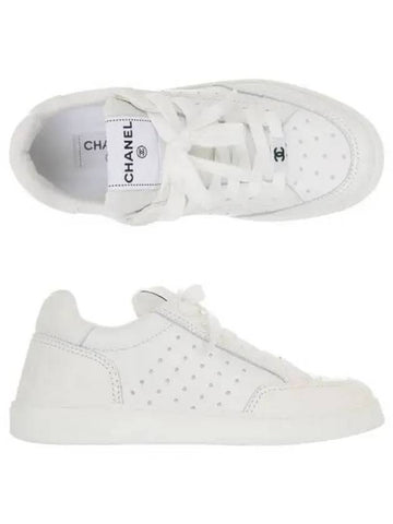 Grained calfskin women s sneakers 270473 - CHANEL - BALAAN 1