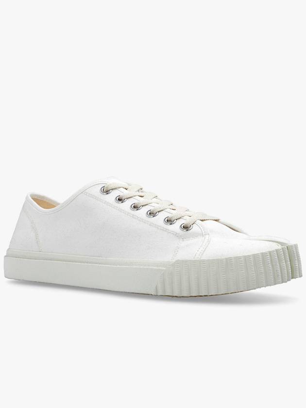 Tabi Cotton Low Top Sneakers White - MAISON MARGIELA - BALAAN 5