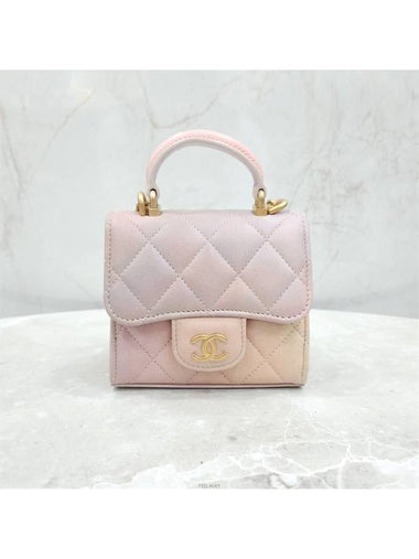 Lux You New product Top handle chain mini bag gradient pink lambskin - CHANEL - BALAAN 1