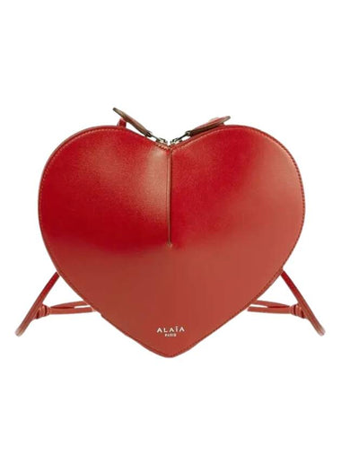 Heart Shoulder Cross Bag Red - ALAIA - BALAAN 1