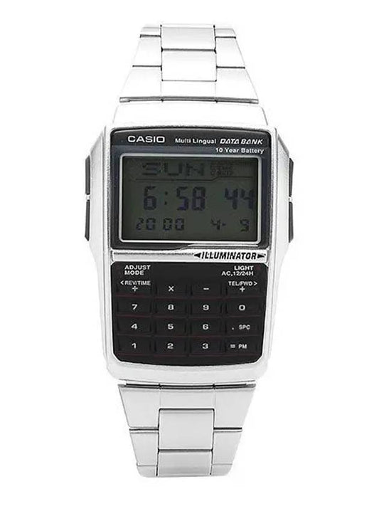 Watch DBC 32D 1ADF DBC 32D 1A Data Bank Calculator Men's Metal Watch - CASIO - BALAAN 2