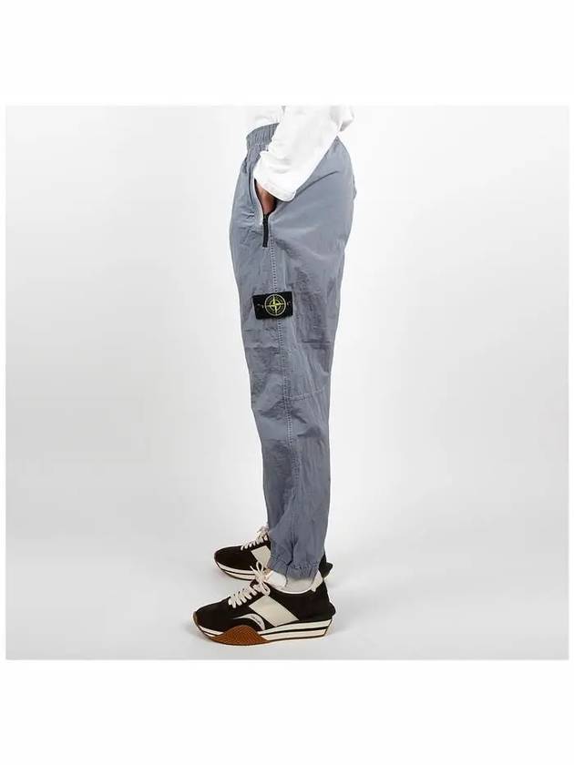 Econyl Regenerated Nylon Baggy Pants Sky Blue - STONE ISLAND - BALAAN 4