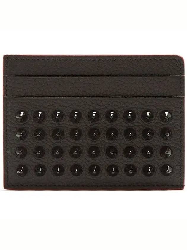 Kios studded open edge leather card wallet 1185049 - CHRISTIAN LOUBOUTIN - BALAAN 1