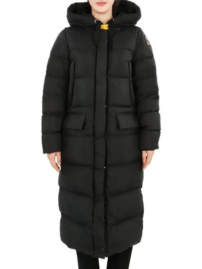 Women's MUMMY Hooded Down Long Padded Jacket Black PWPU EL32 541 - PARAJUMPERS - BALAAN 2