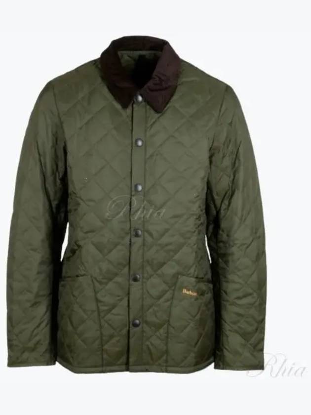 Heritage Liddesdale Quilted Padding Olive - BARBOUR - BALAAN 2