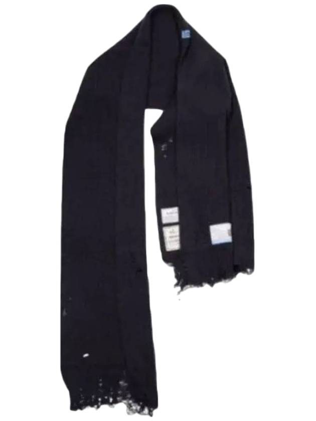 MAISON Knit A11AC541 BLACK Sleeve Stole - MIHARA YASUHIRO - BALAAN 1