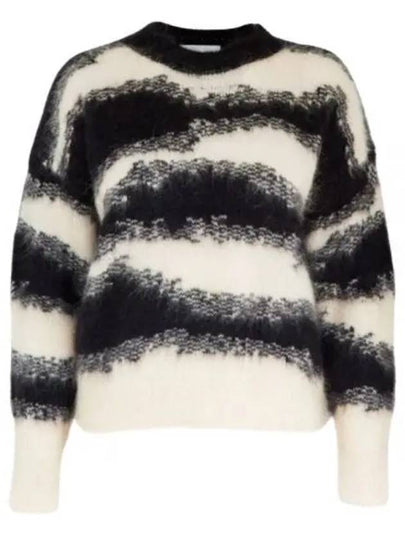 Sawyer Mohair Knit Top Black - ISABEL MARANT - BALAAN 2