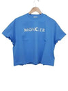 8C70410 V8094 74Q short sleeve t shirt blue - MONCLER - BALAAN 1