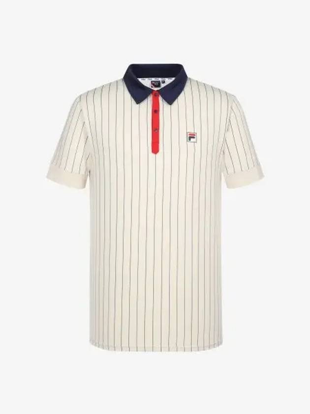 Pro Player Tennis BB Polo Collar FS2TSG3391MCRM - FILA - BALAAN 1