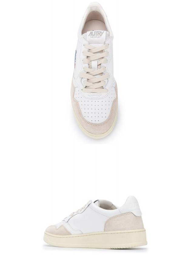 Medalist Suede Low Top Sneakers White - AUTRY - BALAAN 6