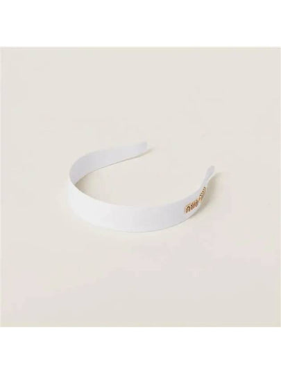 Plexiglas Headband White - MIU MIU - BALAAN 2