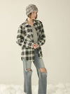 Ombre Checked Western Shirt Black W - KINETO - BALAAN 2