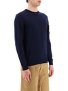 Filoscozia Lens Crew Neck Knit Top Blue - CP COMPANY - BALAAN 5