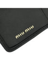 Matelasse Leather Half Wallet Black - MIU MIU - BALAAN 7