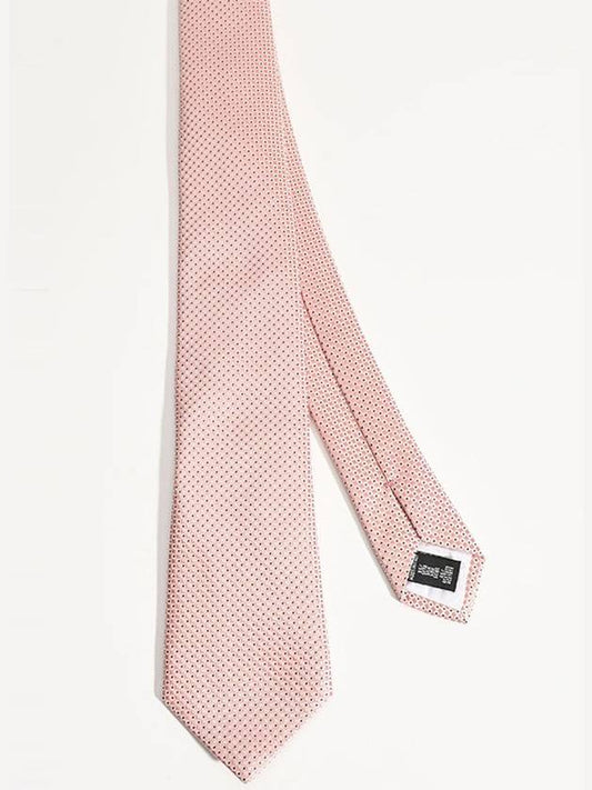 Dot Silk Tie Peach - EMPORIO ARMANI - BALAAN 2