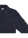 Men's Chrome R Over Shirt Zip Up Jacket Navy - CP COMPANY - BALAAN 5