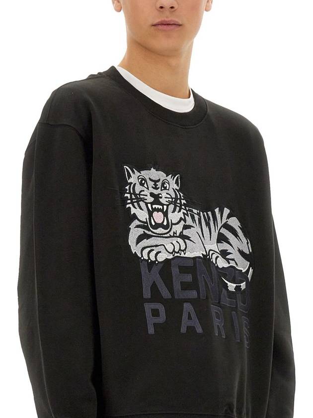 Kenzo "Happy Tiger" Sweatshirt - KENZO - BALAAN 4