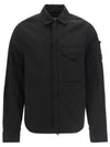 Men's Chrome R Over Shirt Zip Up Jacket Black - CP COMPANY - BALAAN 2