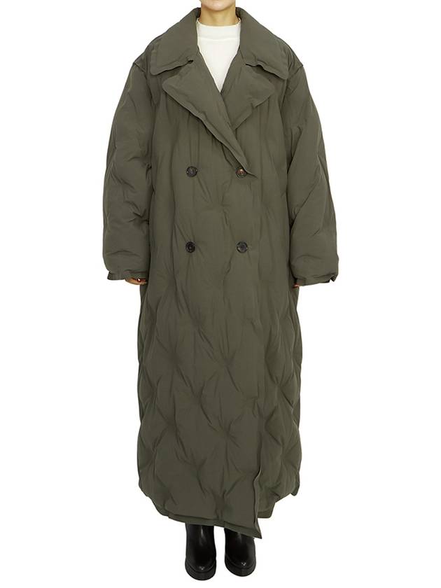 Recycled Nylon Padded Coat Olive - MAISON MARGIELA - BALAAN 4