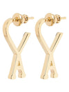 De Coeur small hoop earrings UJW924361 - AMI - BALAAN 2