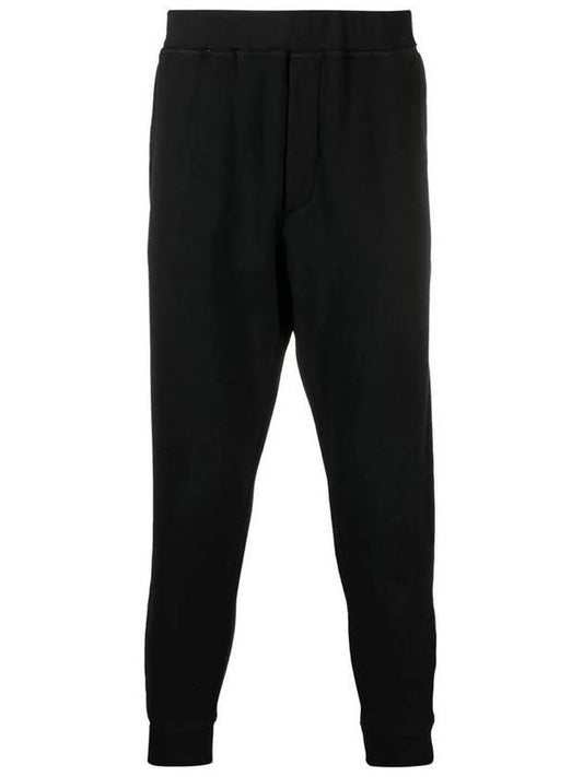 Men's Icon Printing Track Pants Black - DSQUARED2 - BALAAN.