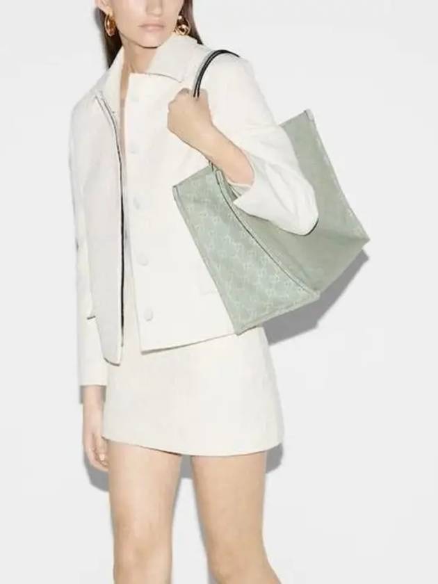 Ophidia GG Large Tote Bag Pale Green - GUCCI - BALAAN 8