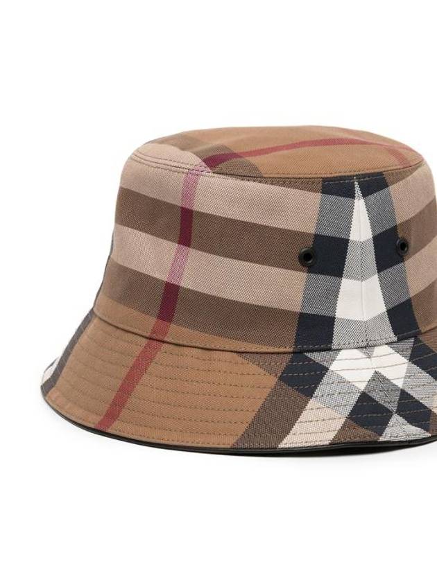 House Check Bucket Hat Brown - BURBERRY - BALAAN 3