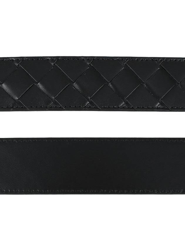 Intrecciato Belt Black - BOTTEGA VENETA - BALAAN 5