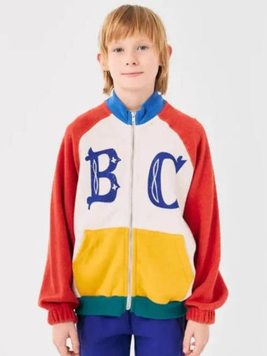 BC Vintage Color Block Zip up B224AC057 Italian Kids - BOBO CHOSES - BALAAN 1