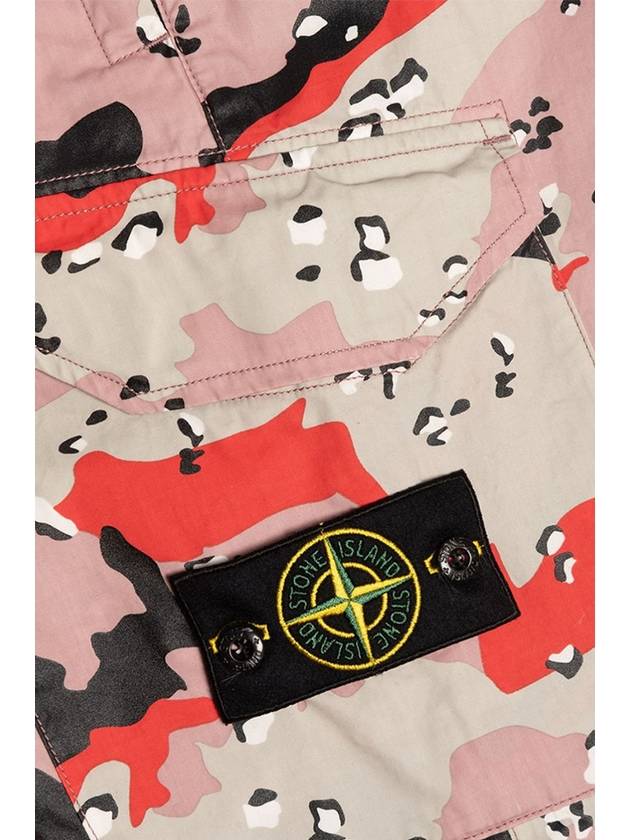 Wafan Patch Cargo Bermuda Shorts - STONE ISLAND - BALAAN 5