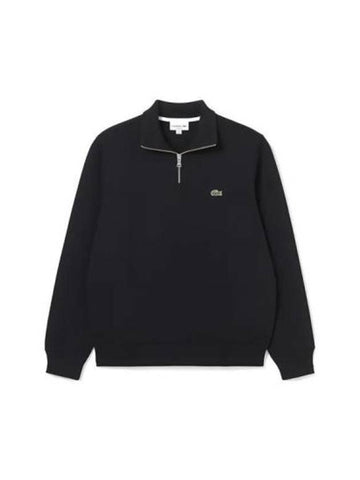 Hooded Sweatshirt 457381 Black - LACOSTE - BALAAN 1