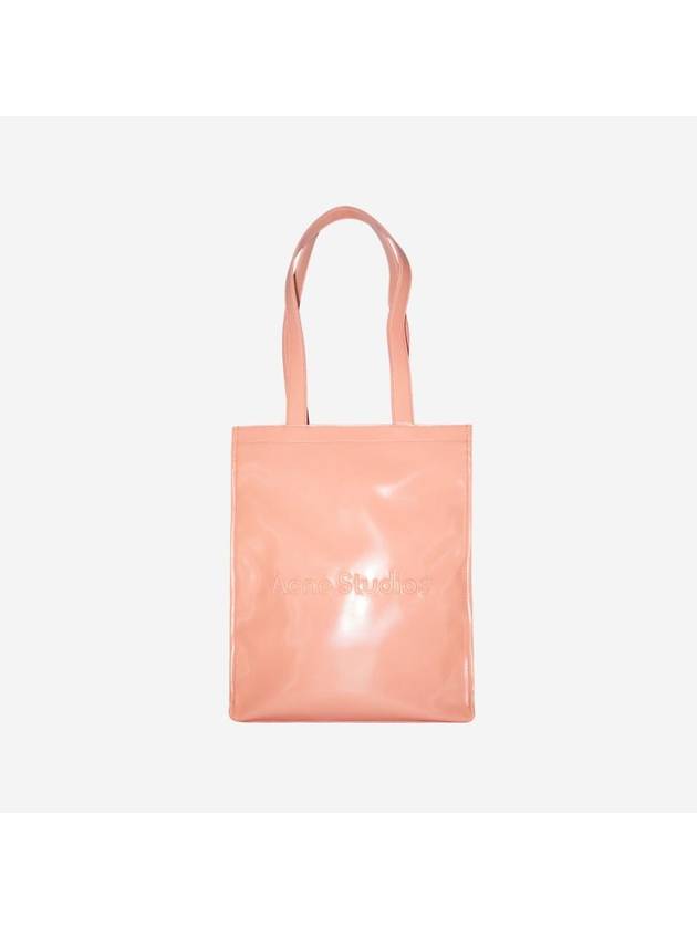 Logo Shoulder Tote Bag Salmon Pink - ACNE STUDIOS - BALAAN 1